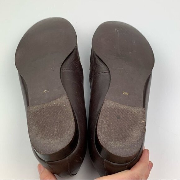 Karen Scott flats 7.5 Mari brown leather loafers - Picture 6 of 11